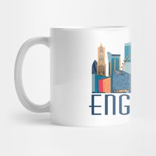 London skyline ,trip, travel, tourist , England lover design Mug